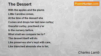 Charles Lamb - The Dessert