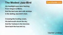 Vachel Lindsay - The Modest Jazz-Bird