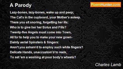 Charles Lamb - A Parody