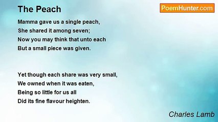 Charles Lamb - The Peach