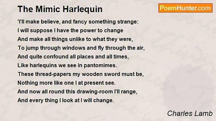 Charles Lamb - The Mimic Harlequin