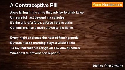 Neha Godambe - A Contraceptive Pill
