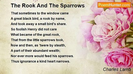 Charles Lamb - The Rook And The Sparrows