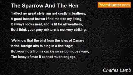 Charles Lamb - The Sparrow And The Hen