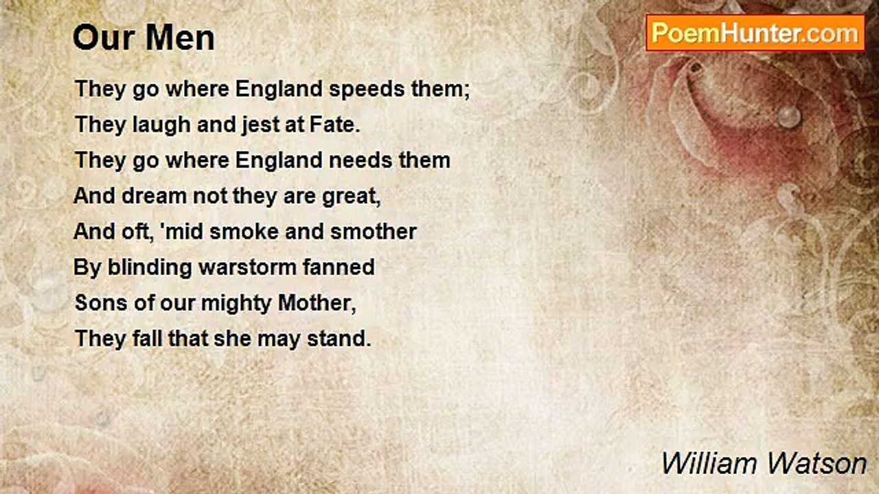 William Watson - Our Men