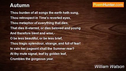 William Watson - Autumn