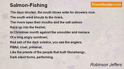 Robinson Jeffers - Salmon-Fishing