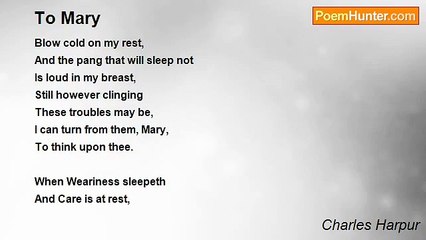 Charles Harpur - To Mary
