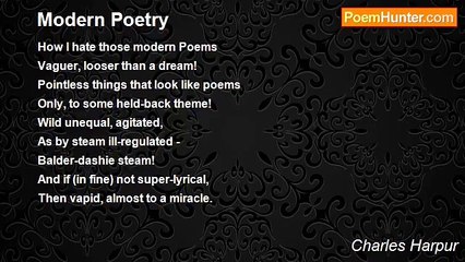 Charles Harpur - Modern Poetry