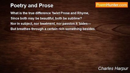 Charles Harpur - Poetry and Prose