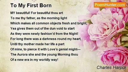 Charles Harpur - To My First Born
