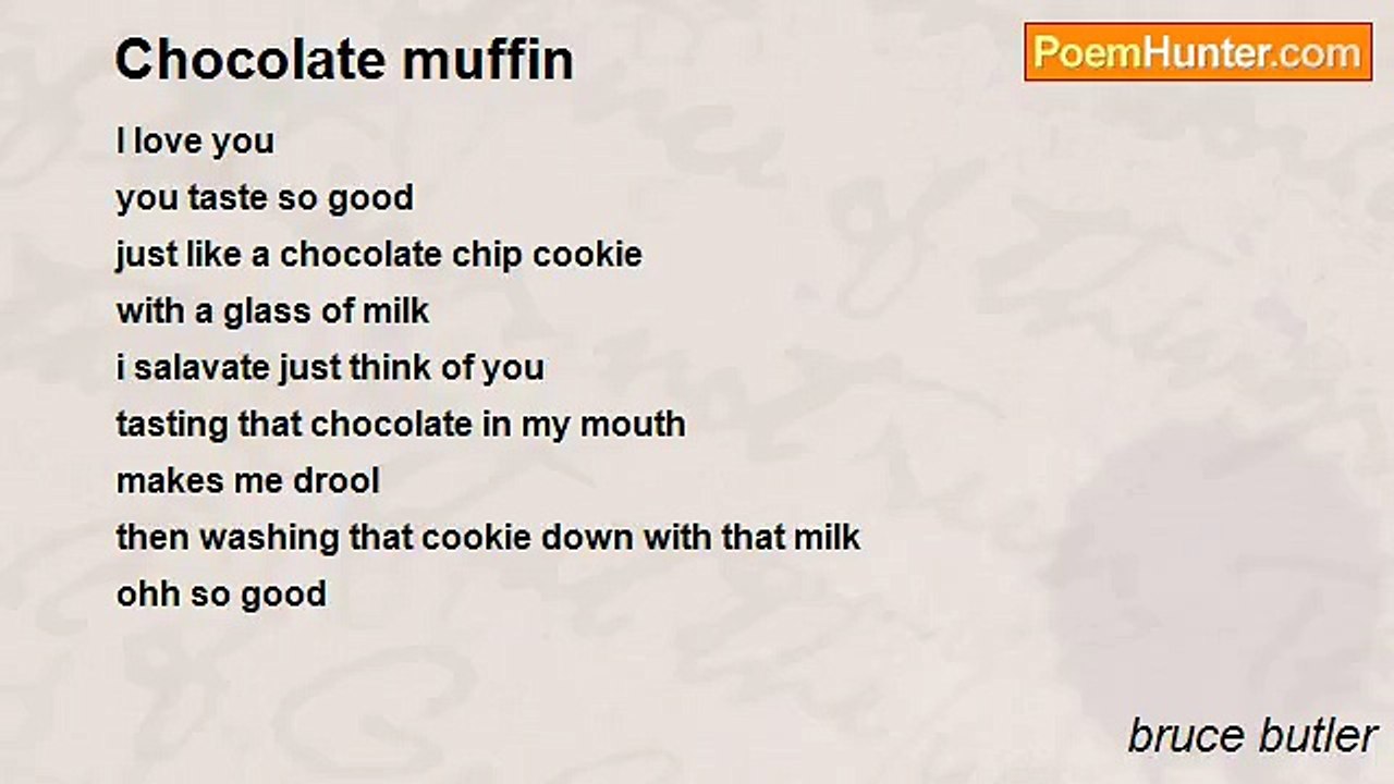 bruce butler - Chocolate muffin