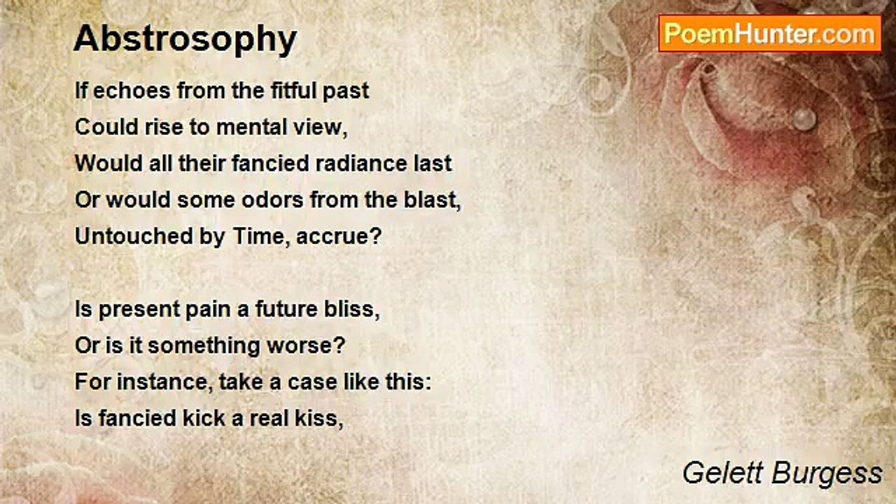 Gelett Burgess - Abstrosophy