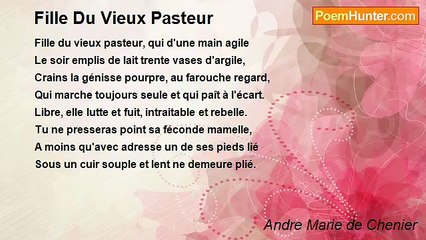 Andre Marie de Chenier - Fille Du Vieux Pasteur