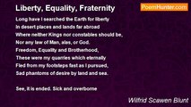 Wilfrid Scawen Blunt - Liberty, Equality, Fraternity