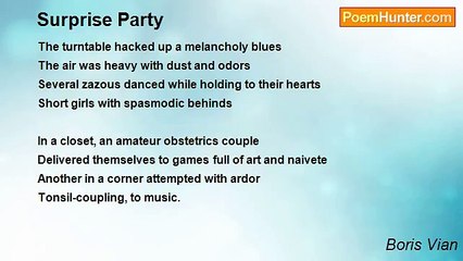 Boris Vian - Surprise Party