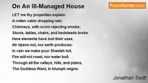 Jonathan Swift - On An Ill-Managed House