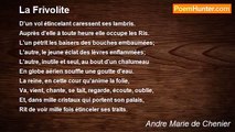 Andre Marie de Chenier - La Frivolite