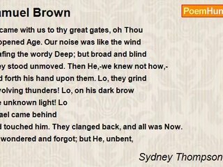 Sydney Thompson Dobell - Samuel Brown