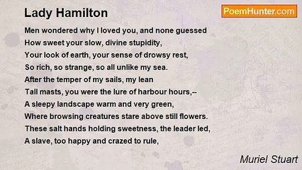 Muriel Stuart - Lady Hamilton