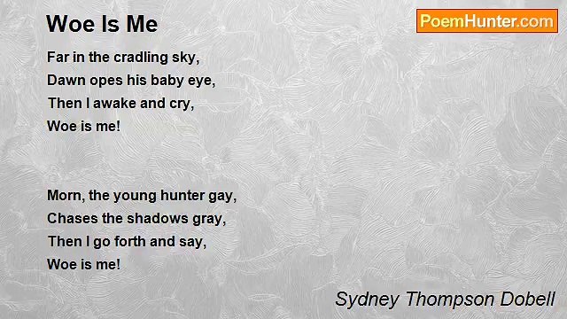 Sydney Thompson Dobell - Woe Is Me