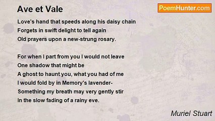 Muriel Stuart - Ave et Vale