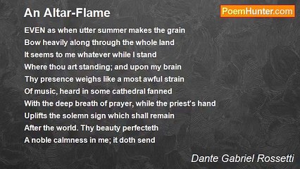 Dante Gabriel Rossetti - An Altar-Flame