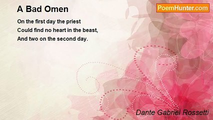 Dante Gabriel Rossetti - A Bad Omen