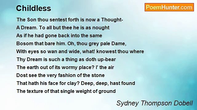 Sydney Thompson Dobell - Childless