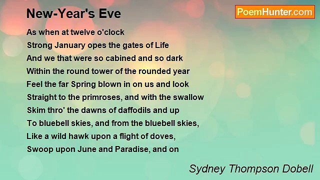 Sydney Thompson Dobell - New-Year's Eve