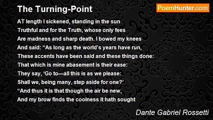 Dante Gabriel Rossetti - The Turning-Point