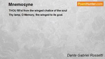 Dante Gabriel Rossetti - Mnemosyne