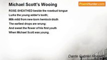 Dante Gabriel Rossetti - Michael Scott’s Wooing