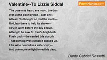 Dante Gabriel Rossetti - Valentine--To Lizzie Siddal