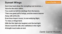 Dante Gabriel Rossetti - Sunset Wings