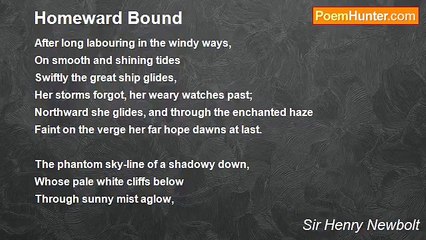 Sir Henry Newbolt - Homeward Bound