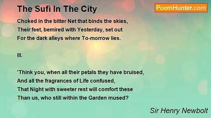 Sir Henry Newbolt - The Sufi In The City