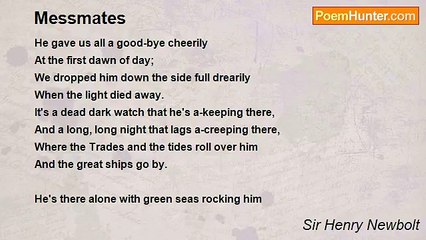 Sir Henry Newbolt - Messmates