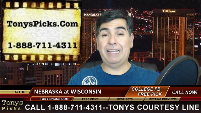 Wisconsin Badgers vs. Nebraska Cornhuskers Free Pick Prediction NCAA College Football Odds Preview 11-15-2014