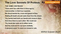 Wilfrid Scawen Blunt - The Love Sonnets Of Proteus.  Part IV: Vita Nova: LXXXVIII