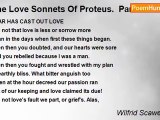 Wilfrid Scawen Blunt - The Love Sonnets Of Proteus.  Part II: To Juliet: XXXVI