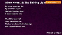 William Cowper - Olney Hymn 32: The Shining Light