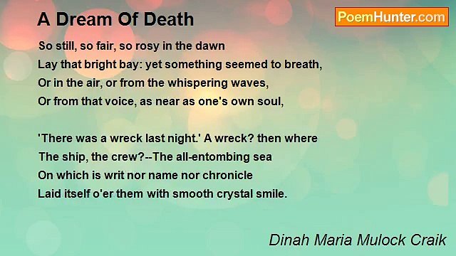 Dinah Maria Mulock Craik - A Dream Of Death
