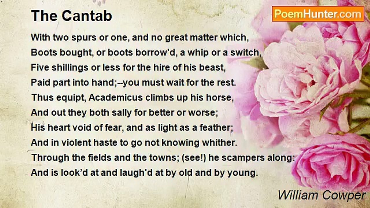 William Cowper - The Cantab