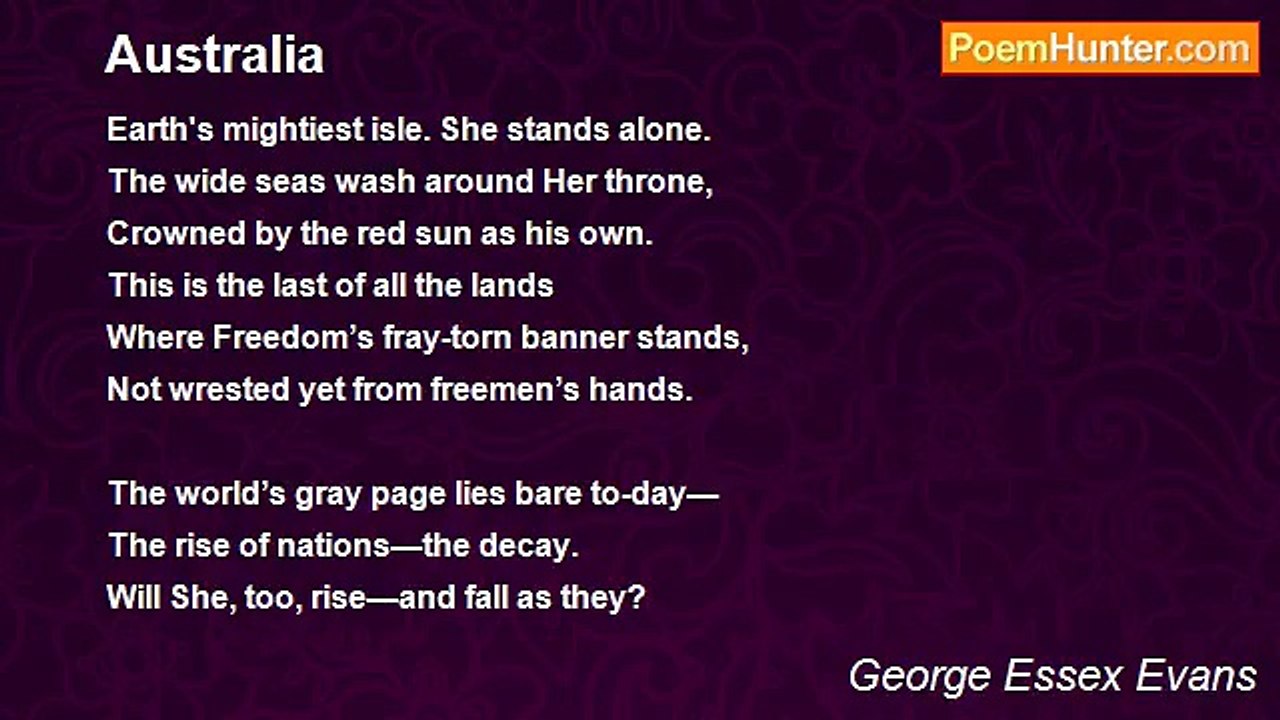 George Essex Evans - Australia