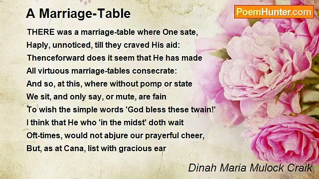 Dinah Maria Mulock Craik - A Marriage-Table