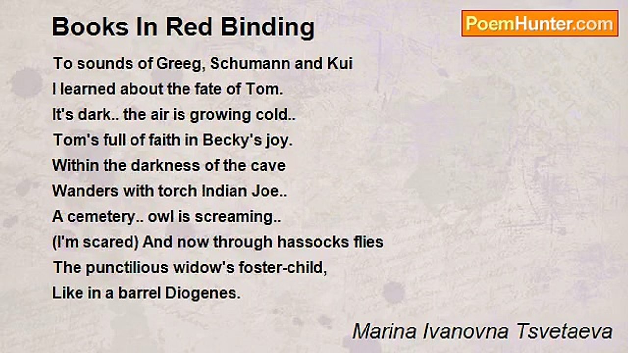 Marina Ivanovna Tsvetaeva - Books In Red Binding