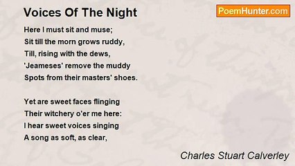 Charles Stuart Calverley - Voices Of The Night