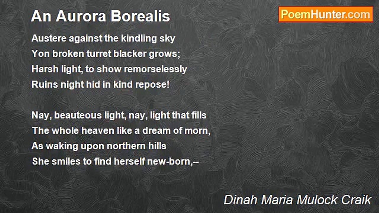 Dinah Maria Mulock Craik - An Aurora Borealis