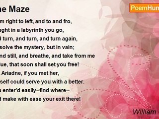 William Cowper - The Maze